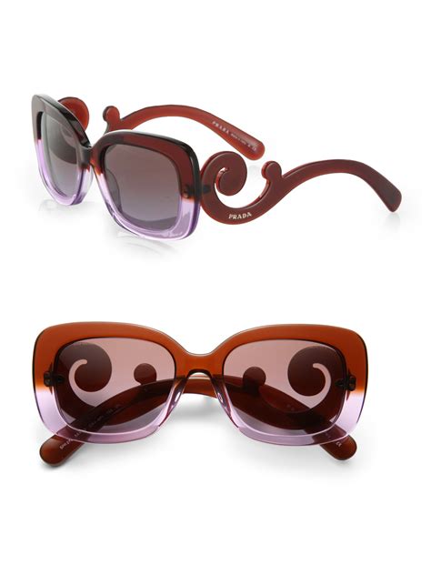 prada baroque sunglasses square|prada baroque sunglasses sunglass hut.